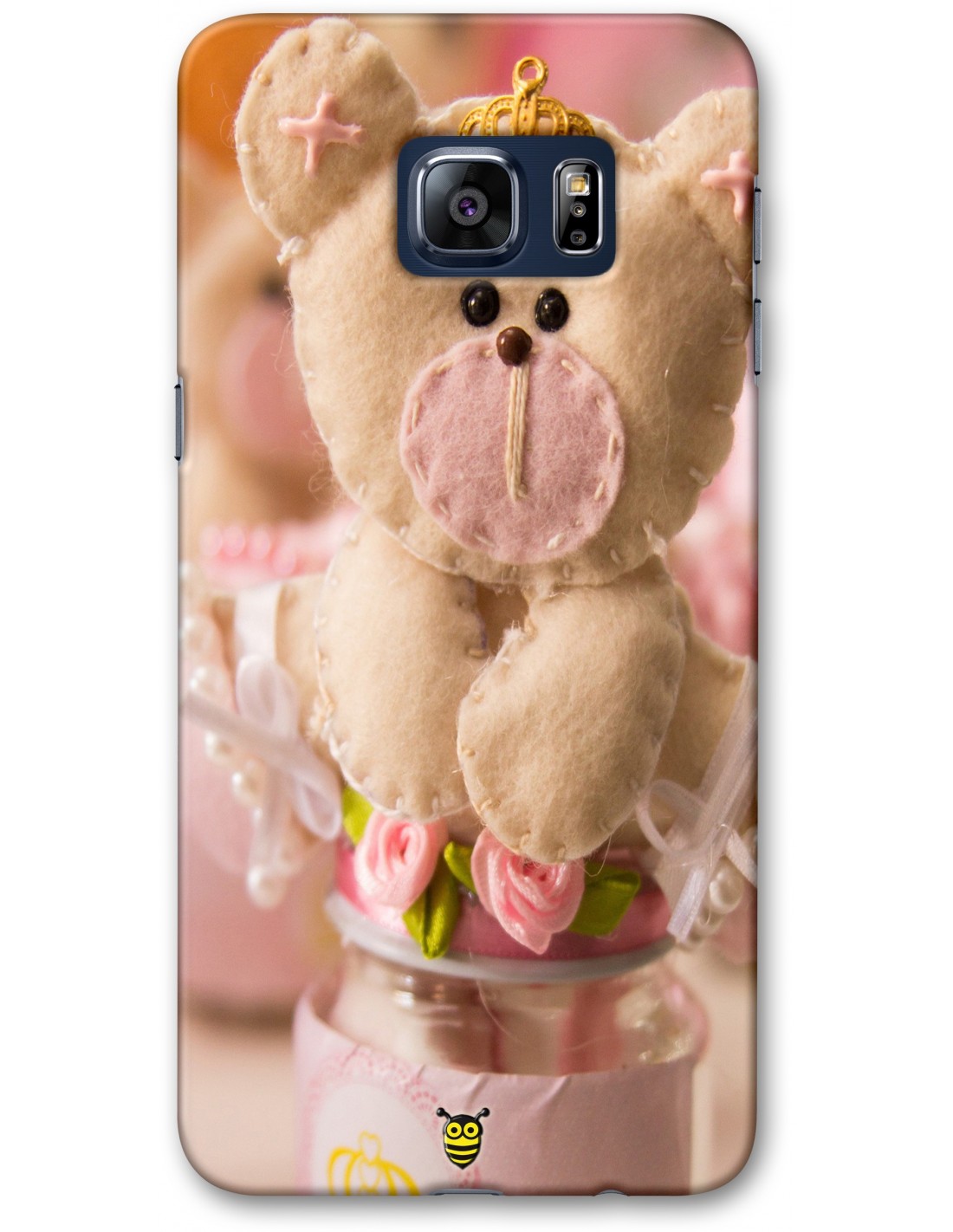 Cute Teddy Bear - Samsung Galaxy S6 Designer Mobile Case 