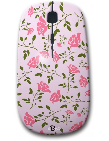 Rose Loves Pink - Designer Bluetooth Wireless Mouse