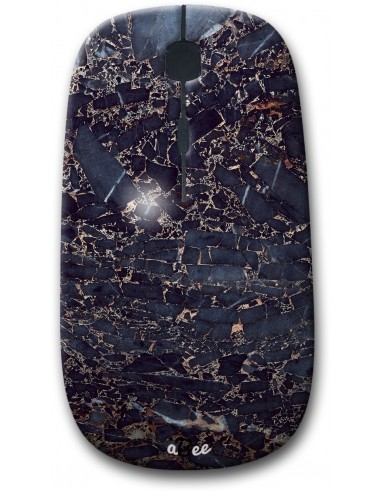 Blue Pieces Marble - Designer Bluetooth Wireless Mouse