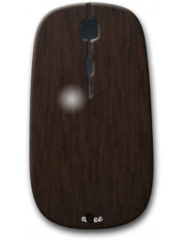 Dark Brown wood - Designer Bluetooth Wireless Mouse