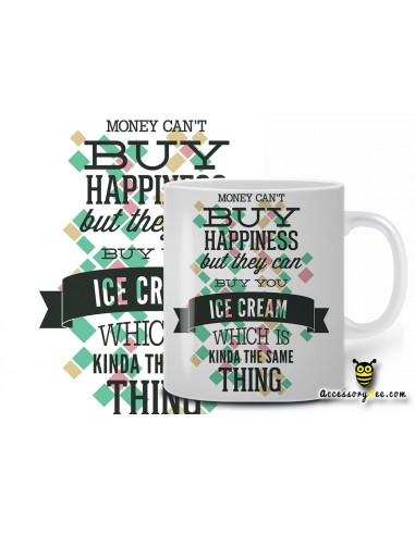 money buys ice cream designer coffee mug