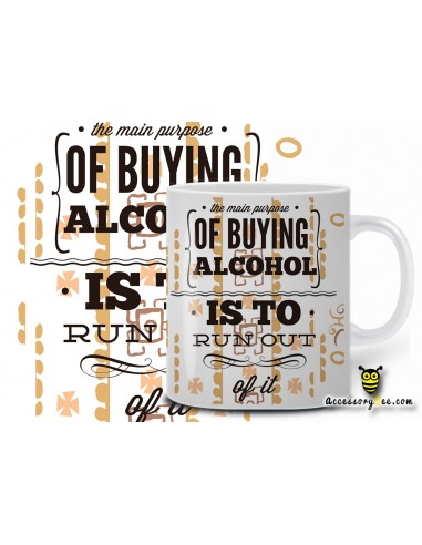 purpose of buying alcohol- Designer Coffee Mug